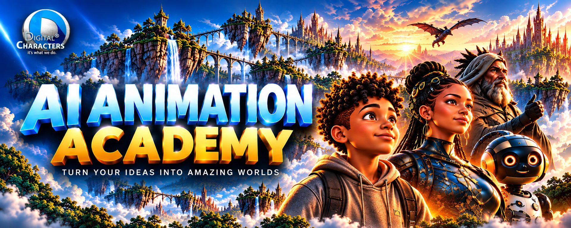 AI Animation Academy — turn your ideas into amazing worlds